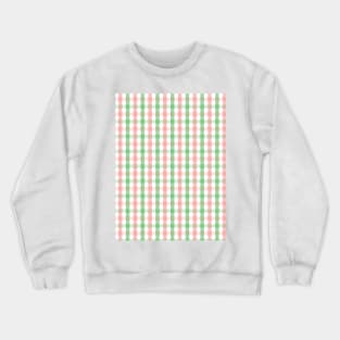 Peach Ice Cream & Key Lime Pie Tattersall Crewneck Sweatshirt